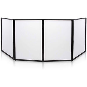Pyle PDJFAC10 Foldable DJ Front Board Display Booth Cover Screen Scrim Panel