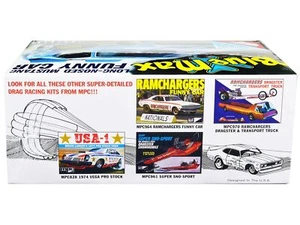 Skill 2 Model Kit "Blue Max" Long Nose Mustang Funny Car 1/25 Scale Model Car by - Picture 1 of 4