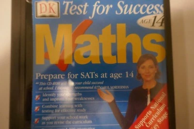DK Test For Success Maths SATs Age 14, Dorling Kindersley Educational CD-Rom - Image 1 of 3