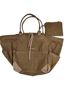 Free People Fremont Reversible Large Oversized Brown Tote Brown Bag NEW - Picture 1 of 9