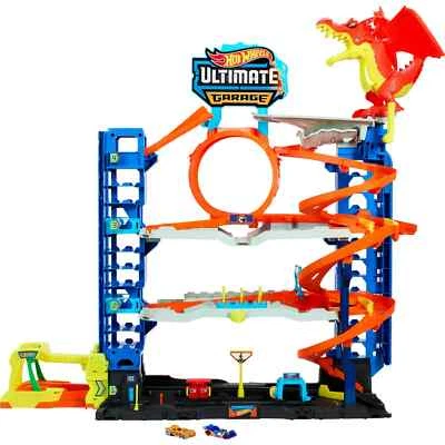 Huge Hot Wheels Play Set 3.5 Ft Tall Matchbox Car Garage Die Cast Car Track Toy - Image 1 of 3