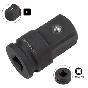 1/2 Inch Drive x 1 Inch Impact Socket Adapter Female to Male Wrench Converter - Picture 1 of 8