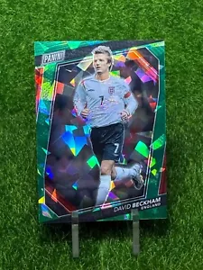 Panini The National David Beckham 2023 VIP/99 Inglaterra Green Cracked Ice #73 - Imagen 1 de 3