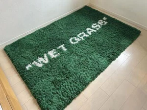 Wet Grass Virgil Abloh x IKEA Abloh Rug Green Off-White 195 x 132 cm Used - Picture 1 of 6
