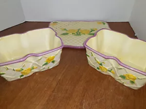 3 Pc Set Temp-tations Presentable Ovenware By: Tara Rose-2-1 Qt & 1 Tray - Picture 1 of 7