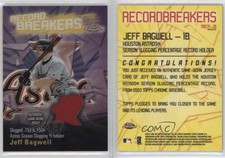 2003 Topps Chrome Record Breakers Refractor Jeff Bagwell #RBCA-JB HOF
