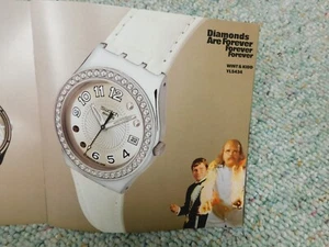 Swatch James Bond 007 Villains 2008 Collection Wint Kidd Diamonds Are watch - Picture 1 of 7