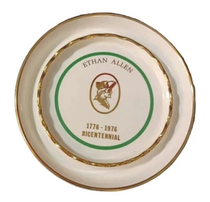 VINTAGE ETHAN ALLEN 1776-1976 BICENTENNIAL  PATRIOTIC MEMORABILIA ASHTRAY 9"  - Picture 1 of 12