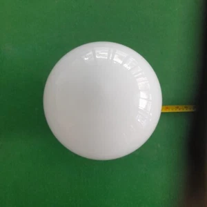 White Opal/Milk Glass Round Globe Shade 25cm - 9.5cm opening - New(other). - Picture 1 of 5
