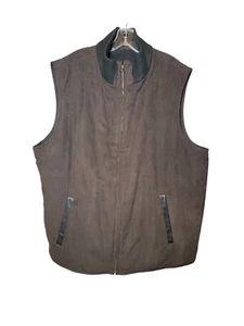 Daniel Cremieux Giubbotto Uomo Reversibile Lana Cashmere Cerniera Tasche Alto XLT - Foto 1 di 10