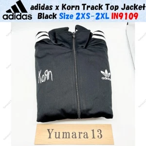 adidas x Korn Track Top Jacket Black IN9109 Size 2XS-2XL Japan Size - Picture 1 of 13