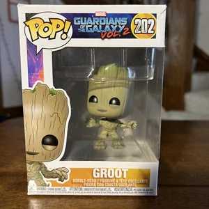 Funko Pop! Marvel - Groot #202 - Picture 1 of 7