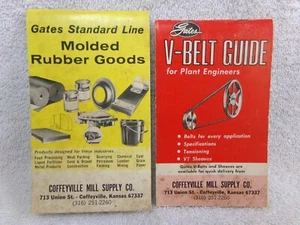 2 Vtg Coffeyville Kansas Mill Supply Co. Worker Graph Paper Pocket Tablets - Picture 1 of 23