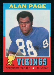 Alan Page 1971 Topps 71 no 71 VGEX 37284 - Imagen 1 de 2