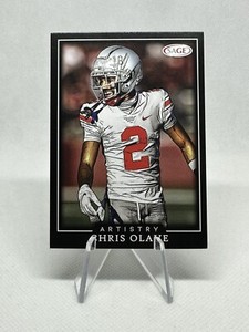 2022 Sage Artistry Chris Olave Rookie RC #39 Ohio State New Orleans Saints