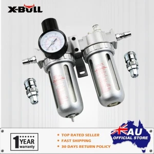 X-BULL Air Compressor Oil Moisture Water Trap Filter Regulator Mount Fitting - Picture 1 of 13