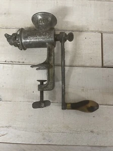 LF&C Universal 00 VTG Food Meat Grinder And Chopper Hand Crank Mill Table Mount - Picture 1 of 14