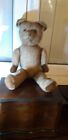 OURS ancien mohair garniture Paille Streiff Teddy ? Articul  1920 51 cm TB Etat