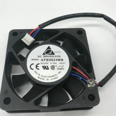 DELTA AFB0624MB DC24V 0.10A 60*15MM 60mm 6015 Inverter Fan 3pin Fast Shipping - Image 1 of 3