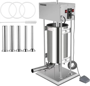 Electric 10L Commercial Home Use Sausage Stuffer Maker Catering Meat Food Press - Picture 1 of 8