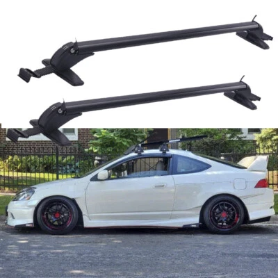 43.3" Car Top Roof Rack Cross Bar Luggage Carrier Aluminum For Acura RSX 2002-06 - Imagem 1 de 4