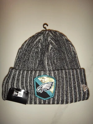 Men's Philadelphia Eagles New Era NFL Salute to Service 2023 Cuffed Knit Hat NWT