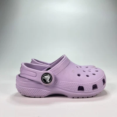 Crocs Clásico Zueco Lavanda Lila Púrpura Sandalias Zapatos Confort Juveniles Talla 8 Foto 1 de 4