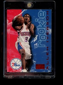 Allen Iverson 1996-97 Skybox Premium Star #216 Rubies Rookie SP 76ers - Bild 1 von 2