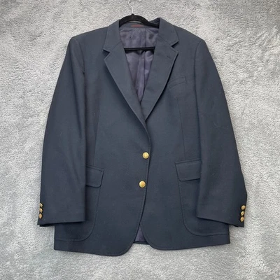 Chaqueta de Colección English Manor Para Hombres 40R Azul Blazer Abrigo Deportivo Solapa de Muesca Ventilada Foto 1 de 4