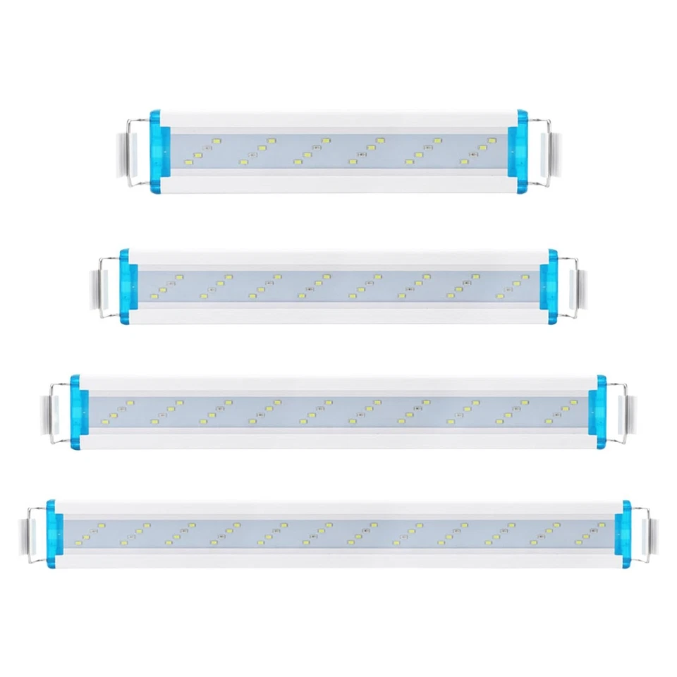 LED Aquarium Lumière Eau Douce Blanc Bleu LEDs Miniature Paysage Étanche - Photo 1/1