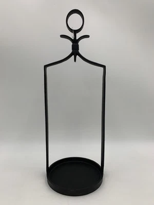 Pottery Barn Artisanal Wall-Mount Iron Candle Holder Lantern ONLY Bronze #1706 - Image 1 of 3