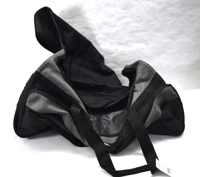 Travelers Club 36" Rolling Locker Tri Fold Space Saver Bag Black/Gray Duffel - Image 1 of 4