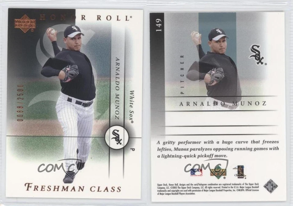 2003 Upper Deck Honor Roll Freshman Class /2500 Arnie Munoz Arnaldo Rookie RC - Image 1 of 2