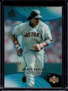 2005 Upper Deck Reflections Manny Ramirez Turquoise #45/50 Red Sox - Picture 1 of 2
