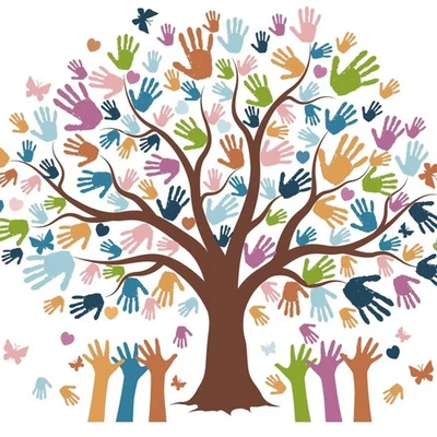 156 Pcs Boho Classroom Tree Bulletin Board Decorations Set Everyone Belongs - Image 1 of 4