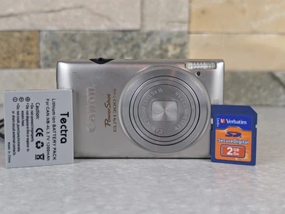 Canon PowerShot ELPH 300 HS 12.1MP Silver Digital Camera TESTED !! PLS READ !! - Image 1 of 4