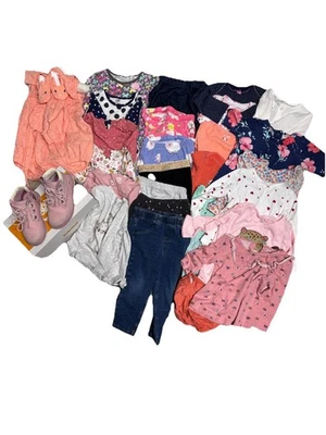 Lote Ropa Bebé Niña 18M 30 Piezas Paquete Prendas para el torso Pantalones Body Zapatos Nuevo con Etiquetas Timberland Foto 1 de 4