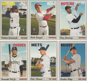 2019 Topps Heritage High Set (501-725) Guerrero, Tatis, Riley, Alonso Rc's SP's - Picture 1 of 1