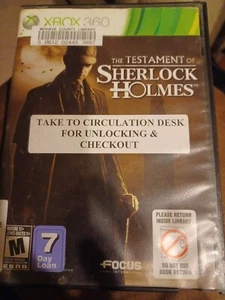 Testament of Sherlock Holmes (Microsoft Xbox 360, 2012) Complete - Picture 1 of 4