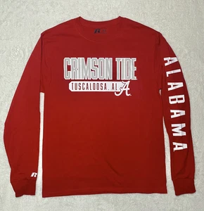 NCAA Alabama Crimson Tide Football Langarm T-Shirt NEU Größe Medium Rolltide - Bild 1 von 5