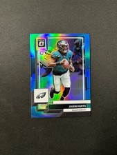 2022 Panini Donruss Optic Jalen Hurts Optic Light Blue prizm /299 BJOR