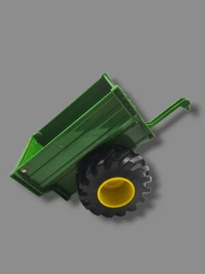 John Deere Monster Treads Trailer Green Farm Wagon w/ Lift Gate ~ TOMY Toy - Image 1 of 4