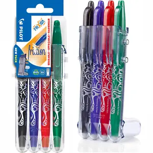 Pilot FriXion Erasable Rollerball Pen Gel Ink 0.7mm Blisters Sets Wallets - Picture 1 of 68