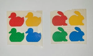 Vintage 1980's small world greetings stickers lot - Picture 1 of 4
