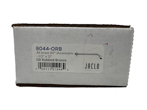 Jaclo 8044 - ORB All Messing 90° Dusche - 1/2"" x 12"" in Öl gerieben Bronze - Bild 1 von 9