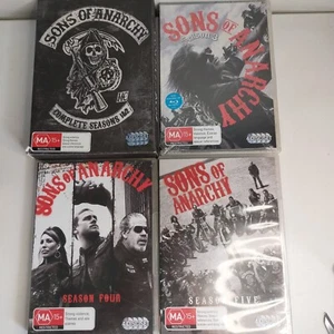 Sons Of Anarchy : Season 1 - 5 (DVD, 2008) Series 1 2 3 4 5 MA15+ - Picture 1 of 6