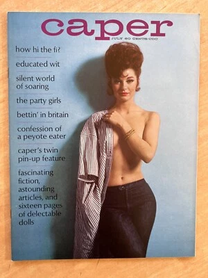 CAPER Magazine July 1964 Vol. 10 #4 PIN-UP & Glamour HIGH GRADE! FILE COPY Foto 1 de 4