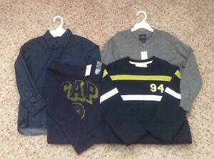 NWT, New without tags Gap Kids, Old Navy boy's 4 pc. set, size S (6-7) Read ad