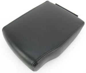 JEEP COMMANDER GRAND CHEROKEE CENTER CONSOLE ARMREST BLACK LEATHER 2005-2010 - Picture 1 of 9