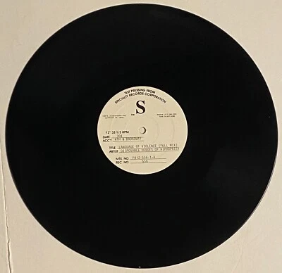 Disposable Heroes Of Hiphoprisy  Language Of Violence  4TH & B'WAY 12" Single EX - Image 1 of 2